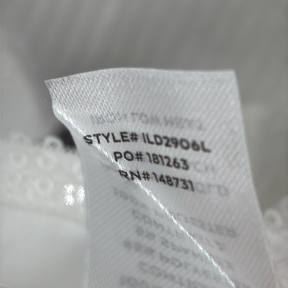 Lulus Glowing Intentions White‎ SEQUIN Bustier Tie-Strap Mini Dress size M NWT - Picture 14 of 16